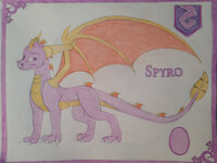 Spyro ref by Whitehowler - dragon, male, reference sheet, spyro