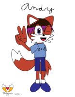 Meet Andy! by CoopBurrito - fox, male, character sheet, andy, andrew, dilemma