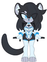 Myst character sheet by baal666 - female, mobian, mobian oc, mobian panther