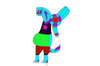 Nicole the chubby palkia by Arinthegamingboy - dragon, female, belly, fat, pokemon, fat furs, nicole, palkia, artwork (digital)