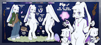 Pip the Rabbit by DustedEevee - male, rabbit, magic, healer, oc, pip