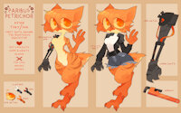 [co] mechanic bird ref by SinnerPen - female, reference sheet, bird, avian, mechanic, cyborg, mechanical, robot arm