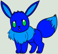Blueon the Eevee by QuilComing - male, pokemon, blue, eevee