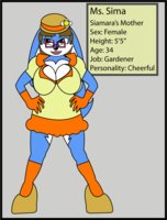 OC Ms.Sima/Siamara's Mother-Ref  by AngelPureLust - bunny, female, rabbit, chubby, milf