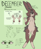 December by laposha - rabbit, genderless, lapine, genderqueer, nonbinary