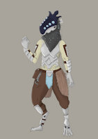 Ashmail the Goloma by Nullivox - male, fantasy, pathfinder, ttrpg, goloma