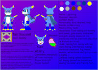 Lightning the veemon ref 2023 by LightningTheVeemon - diaper, male, digimon, vore, veemon