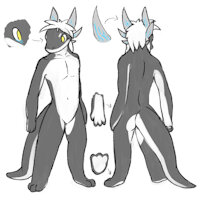 [COM]Gregory Soma (Triti) Reference by Triti - dragon, nude, reference sheet, anthro, scaly, transgender, intersex, scalie, cboy, trans male, triti, geiger dragon