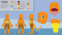 Pyron Ref Sheet - 2020 [by Cringeworthington] by Pyronlilmander - naked, butt, male, reference sheet, lil, feet, foot, foot fetish, rump, pokemon, tongue, claws, muzzle, teeth, fangs, footpaws, char, little, mouth, reference, toes, charmander, maw, footpaw, sole, soles, pyron, backside, littlecharmander, foot focus