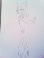 Riley the Fox by WhateverWhoCares - fox, sonic fan character, female/solo, riley the fox