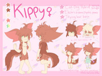 Kippy Reference by Kipaki - dog, cat, female, little, fairykei, yumekawaii, kittypuppy