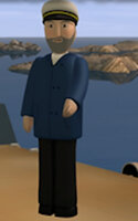 Tugs: Spirit of the Star bio: Captain Star by Sassafier - male, human, captain, boats, tugs, captain star