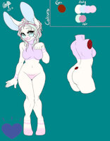 [Librarian] Basker (adopted from blu-boisen) by TigershardX - bunny, female, rabbit, librarian