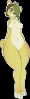 Peary (adopted from Fuf) by TigershardX - female, bear, adopted, big hips