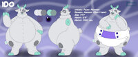 Ido Reference Sheet by Inktail - diaper, reference sheet, plush, reindeer, fat fur