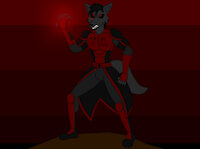 I will destroy you all by NachoTigerFox98 - wolf, male, dark, hellhound, demon wolf, revenant