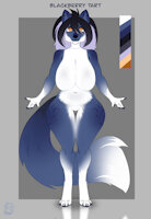 Belladonna Blackberry by Gashren - female, wolf, canine, oc