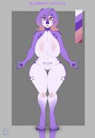 Lavender by Gashren - female, bear, digital, oc, refsheet
