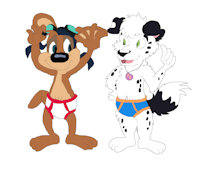 Undies Friendship with Nelson And Nelson by ShiftyTheB767