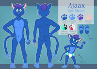 Ajaax Ref Sheet by Ajaax - diaper, cat, male, ref, ref sheet, reference