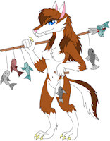 Bradana by DoppelSauce - female, wolf, furry, oc, wolfgirl