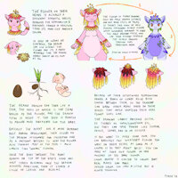 Flower dragon biology ref by Pyritie - dragon, flower, reference, pollination, flower dragon