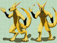 Rapture by Moshimoomoo - sketch, dragon, male, kangaroo, reference, moshi, dragaroo