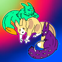 Slugcat designs 2 by KayW2324 - flat color, saint, character design, gourmand, slugcat, rain world, rainworld, spearmaster
