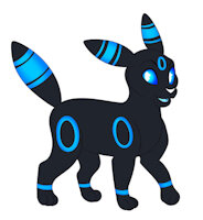 Luminous the umbreon by Lonewolf2002 - male, pokemon, umbreon, pokesona, adopted, pokemon (species)