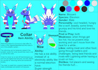 Blizzard the Elecmon ref 2023 by LightningTheVeemon - diaper, male, digimon, vore, elecmon