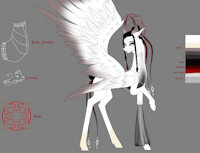 White Lilly by Gashren - female, pony, oc, pegasus