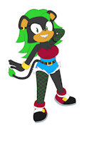 Amp Lowe by ChaosSonic1 - female, character sheet, sonic oc, sonic the hedgehog (series), mobian lion, sonic oc female, klaue the lion, surge the tenrec, amp lowe