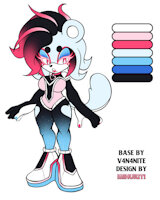 Nova by baal666 - sonic the hedgehog, sonic fan character, transfemale, mobian mink