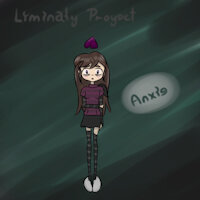 Anxie Limiling Anxiety by MozzlynArts - humanoid, 2d, no gender, no human, furrylinette, apparently female, liminaty project