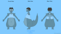 Josen Reference Sheet (My Fursona) by xxjjoosengx3xx - shota, anthro, oc, bottomless, cetacean, fursona, navel, tank top, belly button, outie, harbour porpoise, josen harbour porpoise