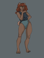 Bea by Gashren - female, bear, anthro, oc, ursine