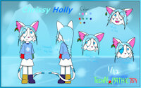 Christmas special character-- Chrissy Holly by Netherkitty - cat, male, christmas, chrissy, december, merry christmas, new character, mage cat, christmas 2023, merry christmas 2023, december 2023