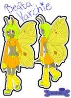 :ref: Beata Yarchie by Sofua - female, butterfly, sonic fan character, lemon, seedrian, sonic fanon characters, sofua