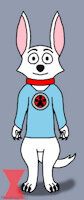 HoundMan.EXE by PlasmaFang70 - wolf, male, canine, disney, capcom, mammal, crossover, program, artificial intelligence, netnavi, megaman battle network, 101 dalmatian street, houndman.exe