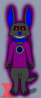 Dark HoundMan.EXE by PlasmaFang70 - wolf, male, canine, disney, oc, capcom, artificial intelligence, netnavi, megaman battle network, 101 dalmatian street, darkloid, dark houndman.exe