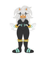 Nickle the Hedgehog by ChaosSonic1 - female, character sheet, esper, mobian hedgehog, nickle the hedgehog