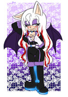 Topaz by ChaosSonic1 - female, character sheet, rouge the bat, knuckles the echidna, sonic oc, mobian bat, sonic the hedgehog (series)