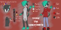 .:Hiss:. by XxLuciferStarxX - male, reference sheet, sexy, sabertooth, sonic fan character, snake demon