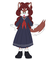 Angie "Joy" Kujo by ChaosSonic1 - female, husky, character sheet, angie, star vs the forces of evil, mobian dog, jojo&#039;s bizarre adventure