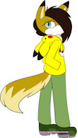 Cedar Dawnbrook by HedgeWolf23 - male, coyote, lynx, sonic, m, solo male, sonic oc, coyote-lynx