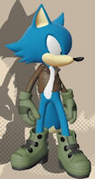 Bane Fargroeve by HedgeWolf23 - wolf, male, sonic, m, solo male, sonic oc