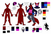 Axerah Zephyrus (2021) by SynthwaveDemon - jackal, chubby, synthwave, vaperwave