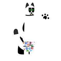 Stree (Me) by Kittyinabag - diaper, cat, male, diapers, housecat, diaperfur, male solo, png, hellcat, diaperfurry