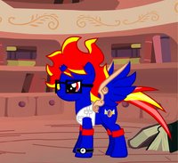 Prodigy a.k.a The Phantom Nightbolt by TheAmariaShadow - male, equine, alicorn, my little pony friendship is magic, cutie mark, prodigy skyfire, the phantom nightbolt, girlycolt