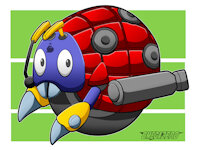 Duchess Defilers: RockBug by ChaosSonic1 - character sheet, robot, badnik, sonic oc, sonic the hedgehog (series)